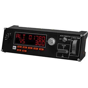 Logitech Saitek Pro Flight Multi-Panel, Professional Autopilot Controller, LCD Display, Autopilot, Dedicated Controls, USB, PC Black Logitech Saitek Pro Flight Multi-Panel, Professional Autopilot Controller, LCD Display, Autopilot, Dedicated Controls, USB, PC Black