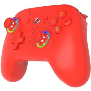 Subsonic – Wireless controller for Switch and Switch 2 – Gamepad bluetooth controller with LED, vibrations ant 6 axis gyro Red Subsonic – Wireless controller for Switch and Switch 2 – Gamepad bluetooth controller with LED, vibrations ant 6 axis gyro Red