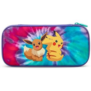 PowerA Slim Case for Nintendo Switch OLED Model, Nintendo Switch or Switch Lite Tie-Dye Pikachu & Eevee, Protective Case, Gaming Case, Console Case, Accessories, Storage, Officially Licensed PowerA Slim Case for Nintendo Switch OLED Model, Nintendo Switch or Switch Lite Tie-Dye Pikachu & Eevee, Protective Case, Gaming Case, Console Case, Accessories, Storage, Officially Licensed
