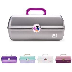 Caboodles Twilight Disco - On-The-go Girl Cosmetic Organizer Make-up & Accessory Carry Case, Silver Shimmer Caboodles Twilight Disco - On-The-go Girl Cosmetic Organizer Make-up & Accessory Carry Case, Silver Shimmer
