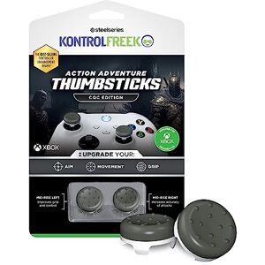 KontrolFreek CQC Classic for Xbox One and Xbox Series X Controller Performance Thumbsticks 2 Mid-Rise Concave Gray/White KontrolFreek CQC Classic for Xbox One and Xbox Series X Controller Performance Thumbsticks 2 Mid-Rise Concave Gray/White