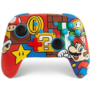 PowerA Enhanced Wireless Gamepad for Nintendo Switch Mario Pop, Switch OLED & Lite, Bluetooth Controller, Officially Licensed PowerA Enhanced Wireless Gamepad for Nintendo Switch Mario Pop, Switch OLED & Lite, Bluetooth Controller, Officially Licensed