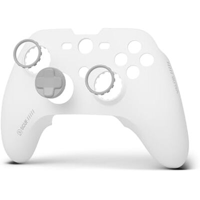 SCUF VALOR PRO Controller Removeable Faceplate Cover Kit – Magnetic Attachment, Anti-Friction Rings – White SCUF VALOR PRO Controller Removeable Faceplate Cover Kit – Magnetic Attachment, Anti-Friction Rings – White
