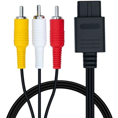 Gam3Gear AV Audio Video Composite Cable for SNES N64 Gamecube PAL Gam3Gear AV Audio Video Composite Cable for SNES N64 Gamecube PAL