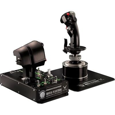 Thrustmaster Hotas Warthog Official Replica Dual Throttle & Flight Stick – Full Metal Flight Simulation Controller – H.E.A.R.T Magnetic Precision – PC Compatible Thrustmaster Hotas Warthog Official Replica Dual Throttle & Flight Stick – Full Metal Flight Simulation Controller – H.E.A.R.T Magnetic Precision – PC Compatible