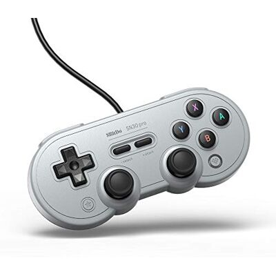 8Bitdo SN30 Pro USB Gamepad (Grey Edition) (Nintendo Switch//) 8Bitdo SN30 Pro USB Gamepad (Grey Edition) (Nintendo Switch//)