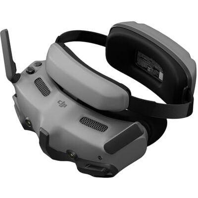 DJI Goggles 3, FPV Goggles with Stunning Micro-OLED Screens, Immersive Flight Experience, O4 HD Video Transmission, Adjustable Diopters, Wireless Streaming, Drone Goggles with Real View PiP DJI Goggles 3, FPV Goggles with Stunning Micro-OLED Screens, Immersive Flight Experience, O4 HD Video Transmission, Adjustable Diopters, Wireless Streaming, Drone Goggles with Real View PiP