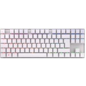 CHERRY MX 8.2 TKL Wireless, Cordless Gaming Keyboard without Numpad, Pan-Nordic Layout (QWERTY), Bluetooth, 2,4 GHz & Cable, MX2A RED Switches, White CHERRY MX 8.2 TKL Wireless, Cordless Gaming Keyboard without Numpad, Pan-Nordic Layout (QWERTY), Bluetooth, 2,4 GHz & Cable, MX2A RED Switches, White