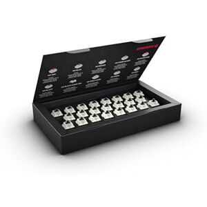 CHERRY MX BLACK CLEAR TOP Switch Kit, 23 Mechanical Keyboard Switches, for DIY, Hot-Swap or Gaming Keyboards, Linear Switch without Click, Powerful & Direct CHERRY MX BLACK CLEAR TOP Switch Kit, 23 Mechanical Keyboard Switches, for DIY, Hot-Swap or Gaming Keyboards, Linear Switch without Click, Powerful & Direct