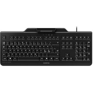 CHERRY KC 1000 SC, Wired Security Keyboard with Integrated Card Reader, Pan-Nordic Layout (QWERTY), Plug & Play (USB-A), Flat Design, Black CHERRY KC 1000 SC, Wired Security Keyboard with Integrated Card Reader, Pan-Nordic Layout (QWERTY), Plug & Play (USB-A), Flat Design, Black