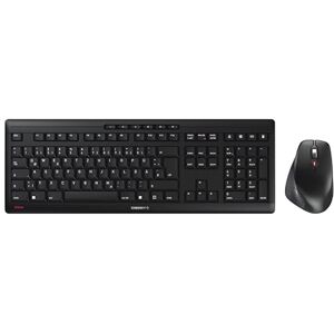 CHERRY STREAM DESKTOP COMFORT, Wireless Keyboard And Mouse Set, German Layout (QWERTZ), 2.4 GHz, Whisper-Quiet Keys, Ergonomic Right-Handed Mouse, Black CHERRY STREAM DESKTOP COMFORT, Wireless Keyboard And Mouse Set, German Layout (QWERTZ), 2.4 GHz, Whisper-Quiet Keys, Ergonomic Right-Handed Mouse, Black