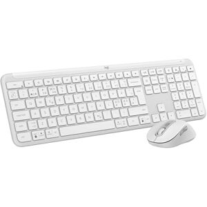Logitech MK950 Signature Slim Wireless Keyboard and Mouse Combo White, QWERTY Spanish Layout Logitech MK950 Signature Slim Wireless Keyboard and Mouse Combo White, QWERTY Spanish Layout