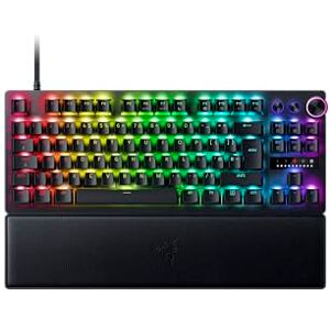 Razer Huntsman V3 Pro Tenkeyless 8KHz TKL PC Gaming Keyboard 8KHz HyperPolling Analog Optical Switches actuation 0,1-4,0mm Snap Tap Rapid Trigger QWERTZ UK Layout Black Razer Huntsman V3 Pro Tenkeyless 8KHz TKL PC Gaming Keyboard 8KHz HyperPolling Analog Optical Switches actuation 0,1-4,0mm Snap Tap Rapid Trigger QWERTZ UK Layout Black