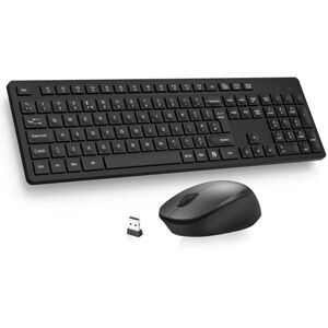 LeadsaiL Wireless Keyboard and Mouse Set, 2.4GHz USB Computer Keyboards and Mouse Combo, Full Size UK QWERTY Layout, Ergonomic Design with 12 Multimedia Shortcuts for HP/Lenovo Laptop and Mac Black LeadsaiL Wireless Keyboard and Mouse Set, 2.4GHz USB Computer Keyboards and Mouse Combo, Full Size UK QWERTY Layout, Ergonomic Design with 12 Multimedia Shortcuts for HP/Lenovo Laptop and Mac Black