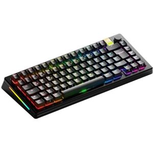 Glorious PC Gaming Race Glorious Gaming GMMK 3 PRO HE: Wireless Gaming Keyboard Rapid Trigger, hall effect, aluminum housing, 8K polling, hotswap MX & HE switches, adjustable control, TKL 75%, German QWERTZ Black Glorious PC Gaming Race Glorious Gaming GMMK 3 PRO HE: Wireless Gaming Keyboard Rapid Trigger, hall effect, aluminum housing, 8K polling, hotswap MX & HE switches, adjustable control, TKL 75%, German QWERTZ Black