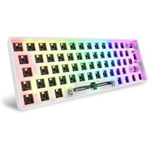 Sharkoon Skiller SGK50 S4 Gen2 Barebone, White, 60% German Layout Sharkoon Skiller SGK50 S4 Gen2 Barebone, White, 60% German Layout