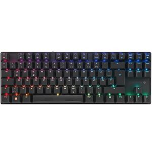 CHERRY MX 8.2 TKL Wireless, Cordless Gaming Keyboard without Numpad, German Layout (QWERTZ), Bluetooth, 2,4 GHz & Cable, MX2A RED Switches, Black CHERRY MX 8.2 TKL Wireless, Cordless Gaming Keyboard without Numpad, German Layout (QWERTZ), Bluetooth, 2,4 GHz & Cable, MX2A RED Switches, Black