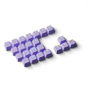 HK Gaming Rubber Keycaps Anti-Slip Texture Doubleshot Backlit Keycap Set 23 OEM Profile Keys For Mechanical Keyboard Compatible with Cherry MX, Gateron, Kailh Lavender HK Gaming Rubber Keycaps Anti-Slip Texture Doubleshot Backlit Keycap Set 23 OEM Profile Keys For Mechanical Keyboard Compatible with Cherry MX, Gateron, Kailh Lavender