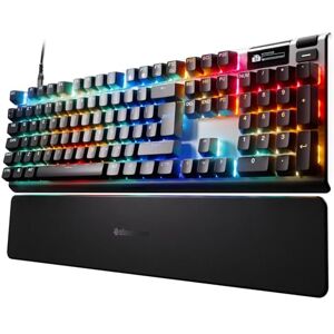 SteelSeries Apex Pro Gen 3 Gaming Keyboard OmniPoint 3.0 HyperMagnetic Switches Adjustable Actuation Rapid Trigger Game-Ready Presets Rapid Tap/SOCD OLED RGB USB-C English QWERTY SteelSeries Apex Pro Gen 3 Gaming Keyboard OmniPoint 3.0 HyperMagnetic Switches Adjustable Actuation Rapid Trigger Game-Ready Presets Rapid Tap/SOCD OLED RGB USB-C English QWERTY