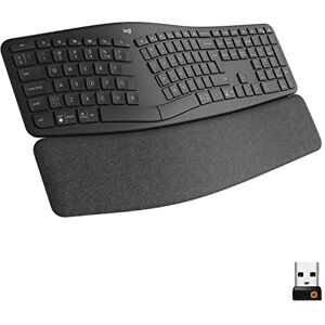 Logitech ERGO K860 Split Wireless Keyboard for Business, QWERTY US International Layout Grey Logitech ERGO K860 Split Wireless Keyboard for Business, QWERTY US International Layout Grey