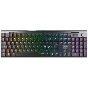 CHERRY XTRFY MX 10.1 Wireless, Mechanical Low-Profile Gaming Keyboard, Pan-Nordic Layout (QWERTY), Multi-Device Keyboard, MX LP 2.0 RED Switches, Black CHERRY XTRFY MX 10.1 Wireless, Mechanical Low-Profile Gaming Keyboard, Pan-Nordic Layout (QWERTY), Multi-Device Keyboard, MX LP 2.0 RED Switches, Black