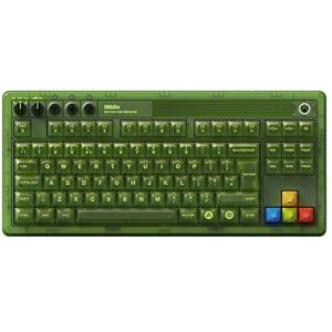8Bitdo Retro 87 Mechanical Keyboard with RGB Backlight, Bluetooth/2.4G/USB-C Hot Swappable Wireless Gaming Keyboard for Windows and Android Xbox Edition (Officially Licensed) ISO UK Layout 8Bitdo Retro 87 Mechanical Keyboard with RGB Backlight, Bluetooth/2.4G/USB-C Hot Swappable Wireless Gaming Keyboard for Windows and Android Xbox Edition (Officially Licensed) ISO UK Layout