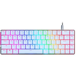 Asus ROG Falchion Ace 65% RGB Compact Gaming Mechanical Keyboard, Lubed ROG NX Brown Switches & Switch Stabilizers, Sound-Dampening Foam, PBT Keycaps, Wired with KVM, Three Angles, Cover Case-White Asus ROG Falchion Ace 65% RGB Compact Gaming Mechanical Keyboard, Lubed ROG NX Brown Switches & Switch Stabilizers, Sound-Dampening Foam, PBT Keycaps, Wired with KVM, Three Angles, Cover Case-White