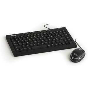 LINK LKTAST04 + LKMOS04 Mini Italian Multimedia USB Keyboard + Mini Optical Mouse USB 3 Keys Black LINK LKTAST04 + LKMOS04 Mini Italian Multimedia USB Keyboard + Mini Optical Mouse USB 3 Keys Black