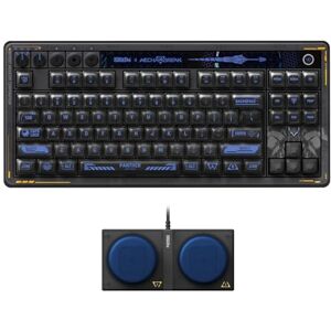 8Bitdo Retro 87 Mechanical Keyboard with Hot-Swappable Kailh Switches, RGB Backlight, Programmable Buttons, Wireless 2.4G/Bluetooth/USB-C for Windows and Android Mecha Break: Panther ANSI US 8Bitdo Retro 87 Mechanical Keyboard with Hot-Swappable Kailh Switches, RGB Backlight, Programmable Buttons, Wireless 2.4G/Bluetooth/USB-C for Windows and Android Mecha Break: Panther ANSI US