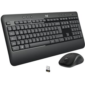 Logitech MK540 Advanced Wireless Keyboard and Mouse Combo for Windows, 2.4 GHz Unifying USB-Receiver, Multimedia Hotkeys, 3-Year Battery Life, for PC, Laptop, QWERTY UK English Layout Black Logitech MK540 Advanced Wireless Keyboard and Mouse Combo for Windows, 2.4 GHz Unifying USB-Receiver, Multimedia Hotkeys, 3-Year Battery Life, for PC, Laptop, QWERTY UK English Layout Black