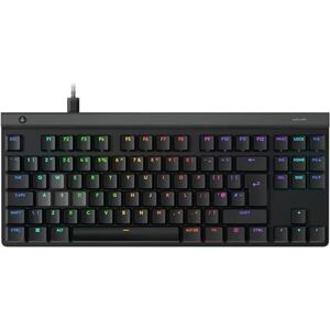 Logitech G515 RAPID TKL Low-Profile Wired Gaming Keyboard, Fully Customizable PC Gaming Keyboard with Analog Low-Profile Switches, Rapid Trigger, Ultra-Slim, for USB-A port, QWERTY UK Layout Black Logitech G515 RAPID TKL Low-Profile Wired Gaming Keyboard, Fully Customizable PC Gaming Keyboard with Analog Low-Profile Switches, Rapid Trigger, Ultra-Slim, for USB-A port, QWERTY UK Layout Black
