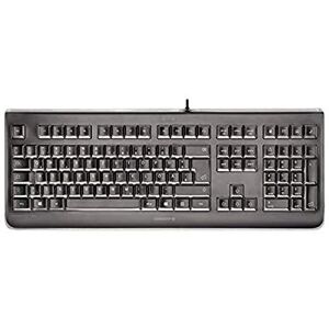 CHERRY KC 1068, German Layout, QWERTZ Keyboard, Easily Disinfectable, Waterproof Wired Keyboard, Whisper-Quiet Keystrokes, Black