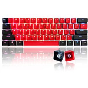 Guffercty kred GTSP 61 Red Keycaps 60 Percent Keycap Set PBT OEM Ducky Keycap with Key Puller Fit for Cherry MX switches GK61 Mechanical Gaming Keyboard (Milan A Guffercty kred GTSP 61 Red Keycaps 60 Percent Keycap Set PBT OEM Ducky Keycap with Key Puller Fit for Cherry MX switches GK61 Mechanical Gaming Keyboard (Milan A