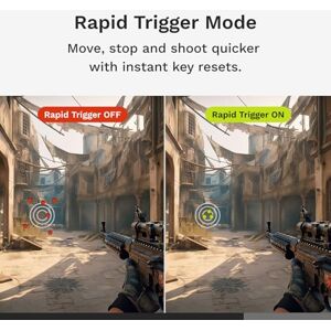 Glorious Gaming GMMK 3 Rapid Trigger Keyboard, hall effect, 8K polling rate, MX mechanical & magnetic switches, hotswappable 100%, gasket system, doubleshot PBT keycaps, French AZERTY, White Glorious Gaming GMMK 3 Rapid Trigger Keyboard, hall effect, 8K polling rate, MX mechanical & magnetic switches, hotswappable 100%, gasket system, doubleshot PBT keycaps, French AZERTY, White