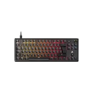 Corsair K70 Core TKL RGB Keyless Mechanical Gaming Keyboard MLX Red v2 Linear Switches Pre-Lubricated Double Layer Sound Attenuation ABS Key Caps AZERTY FR Black Corsair K70 Core TKL RGB Keyless Mechanical Gaming Keyboard MLX Red v2 Linear Switches Pre-Lubricated Double Layer Sound Attenuation ABS Key Caps AZERTY FR Black