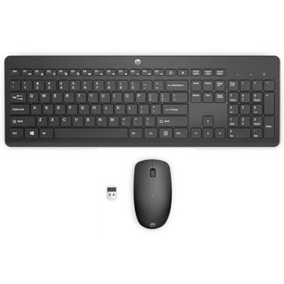 HP 230 Wireless Keyboard and Mouse Combo Set, 2.4 GHz Wireless USB-A Nano Receiver, Up to 1600 dpi, Up to 16 Months Battery Life Black HP 230 Wireless Keyboard and Mouse Combo Set, 2.4 GHz Wireless USB-A Nano Receiver, Up to 1600 dpi, Up to 16 Months Battery Life Black