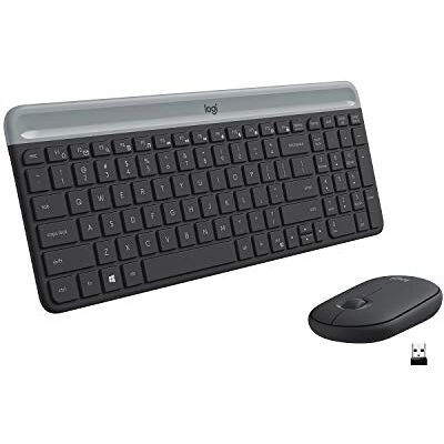 Logitech MK470 Slim Wireless Keyboard & Mouse Combo UK QWERTY Logitech MK470 Slim Wireless Keyboard & Mouse Combo UK QWERTY