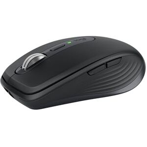 Logitech MX Anywhere 3S Compact Wireless Mouse, Fast Scrolling, 8K DPI Any-Surface Tracking, Quiet Clicks, Programmable Buttons, USB C, Bluetooth, Windows PC, Linux, Chrome, Mac Graphite Logitech MX Anywhere 3S Compact Wireless Mouse, Fast Scrolling, 8K DPI Any-Surface Tracking, Quiet Clicks, Programmable Buttons, USB C, Bluetooth, Windows PC, Linux, Chrome, Mac Graphite