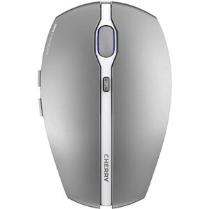 CHERRY GENTIX BT, Wireless Bluetooth Mouse, Multi-Device Function for up to 3 Devices, Switchable Resolution (1000/2000 dpi), Battery-Operated, Frosted Silver CHERRY GENTIX BT, Wireless Bluetooth Mouse, Multi-Device Function for up to 3 Devices, Switchable Resolution (1000/2000 dpi), Battery-Operated, Frosted Silver
