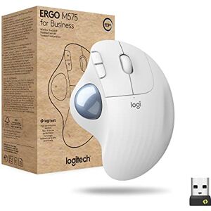 Logitech ERGO M575 Wireless Trackball for Business Easy Thumb Control, Ergonomic Design, Secured Logi Bolt, Bluetooth, Globally Certified, Windows/Mac/Chrome/Linux Graphite White Logitech ERGO M575 Wireless Trackball for Business Easy Thumb Control, Ergonomic Design, Secured Logi Bolt, Bluetooth, Globally Certified, Windows/Mac/Chrome/Linux Graphite White