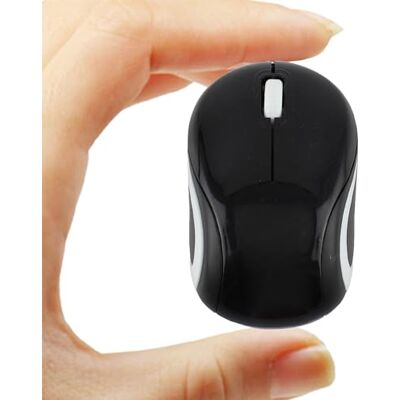 elec Space Wireless Mouse Cute Mini Computer Mouse for Laptop-Small Size Pocket Portable Compact Travel USB Optical Mice 3 Buttons 1600 DPI Cordless Mouse for PC Computer Notebook MacBook Kids Girl Gift (Black) elec Space Wireless Mouse Cute Mini Computer Mouse for Laptop-Small Size Pocket Portable Compact Travel USB Optical Mice 3 Buttons 1600 DPI Cordless Mouse for PC Computer Notebook MacBook Kids Girl Gift (Black)