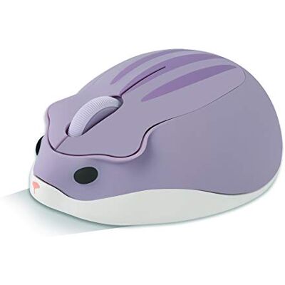 elec Space Wireless Mouse,Cute Mini Hamster Shape Optical Mouse,1200 DPI Noise Reduction Ultra Portable Travel Mice,2.4 GHz with USB Unifying Receiver,for PC Mac Laptop Computer Kids Girl Gift(Purple) elec Space Wireless Mouse,Cute Mini Hamster Shape Optical Mouse,1200 DPI Noise Reduction Ultra Portable Travel Mice,2.4 GHz with USB Unifying Receiver,for PC Mac Laptop Computer Kids Girl Gift(Purple)