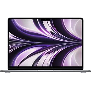 Apple 2022 MacBook Air laptop with M2 chip: 13.6-inch Liquid Retina display, 8GB RAM, 256GB SSD storage, backlit keyboard, 1080p FaceTime HD camera. Works with iPhone and iPad; Space Grey