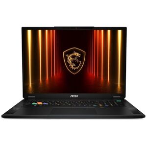 MSI Stealth 18 HX AI Gaming laptop-(18" UHD+, MiniLED, 120Hz, Intel® Core Ultra 9 275HX, NVIDIA® GeForce RTX 5080 GPU, GDDR7 16GB, 64GB RAM,2TB SSD, Windows11 Pro High-End)-Midnight Black MSI Stealth 18 HX AI Gaming laptop-(18" UHD+, MiniLED, 120Hz, Intel® Core Ultra 9 275HX, NVIDIA® GeForce RTX 5080 GPU, GDDR7 16GB, 64GB RAM,2TB SSD, Windows11 Pro High-End)-Midnight Black
