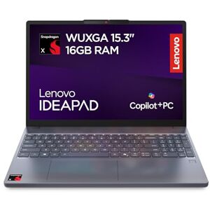 Lenovo IdeaPad Slim 3 15.3 inch WUXGA Laptop Snapdragon X X1-26-100 Copilot+ PC 16 GB RAM 512 GB SSD Windows 11 Home Luna Grey Lenovo IdeaPad Slim 3 15.3 inch WUXGA Laptop Snapdragon X X1-26-100 Copilot+ PC 16 GB RAM 512 GB SSD Windows 11 Home Luna Grey