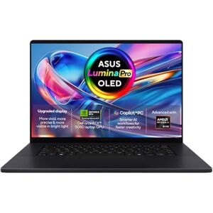 Asus ProArt P16 H7606WX CoPilot+ Laptop 16.0" 4K OLED Touchscreen AMD Ryzen AI 9 HX 370 NVIDIA GeForce RTX 5080 64GB RAM 2TB SSD Backlit Keyboard Windows 11 Home Stylus Pen Included Asus ProArt P16 H7606WX CoPilot+ Laptop 16.0" 4K OLED Touchscreen AMD Ryzen AI 9 HX 370 NVIDIA GeForce RTX 5080 64GB RAM 2TB SSD Backlit Keyboard Windows 11 Home Stylus Pen Included