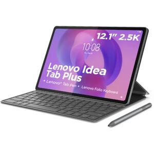 Lenovo Idea Tab Plus Android Tablet 12.1 inch 2.5K (2560x1600) Display MediaTek Dimensity 6400 12 GB RAM 256 GB UFS 2.2 Wi-Fi 5 Luna Grey Tab Pen + Folio Keyboard Lenovo Idea Tab Plus Android Tablet 12.1 inch 2.5K (2560x1600) Display MediaTek Dimensity 6400 12 GB RAM 256 GB UFS 2.2 Wi-Fi 5 Luna Grey Tab Pen + Folio Keyboard