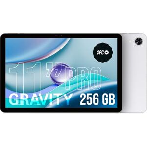 SPC Gravity Pro 11" Tablet with a Matte View anti-glare FHD screen 256GB expandable, 6GB RAM 4G Connection, Octa-Core and Android 14 18W Fast Charging Lunar Mist Colour SPC Gravity Pro 11" Tablet with a Matte View anti-glare FHD screen 256GB expandable, 6GB RAM 4G Connection, Octa-Core and Android 14 18W Fast Charging Lunar Mist Colour