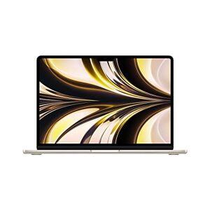 Apple 2022 MacBook Air laptop with M2 chip: 13.6-inch Liquid Retina display, 8GB RAM, 256GB SSD storage, backlit keyboard, 1080p FaceTime HD camera. Works with iPhone and iPad; Starlight