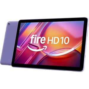 Amazon Fire HD 10 tablet (newest gen), built for relaxation, 10.1" vibrant Full HD screen, octa-core processor, 3 GB RAM, up to 13-h battery life, (2023 release), 64 GB, Lilac, with adverts Amazon Fire HD 10 tablet (newest gen), built for relaxation, 10.1" vibrant Full HD screen, octa-core processor, 3 GB RAM, up to 13-h battery life, (2023 release), 64 GB, Lilac, with adverts